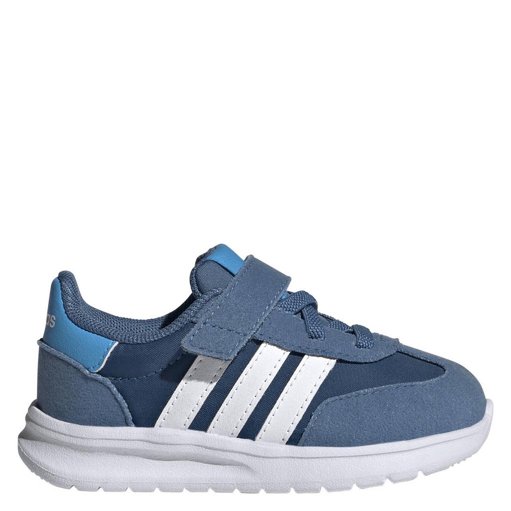 Blauw en witte jongens en meisjes adidas Sportswear Run 70s 2.0 sneakers van mesh-pu/voering: mesh/voetbed: eva met elastische veter- met klittenbandsluiting