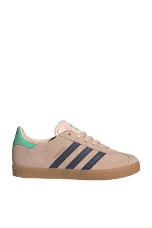 Gazelle sneakers lichtroze/donkerblauw