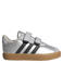 adidas Sportswear VL Court 3.0 suede sneakers zilvergrijs/rood