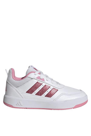 Tensaur Sport imitatieleren leren sneakers 3.0 wit/roze