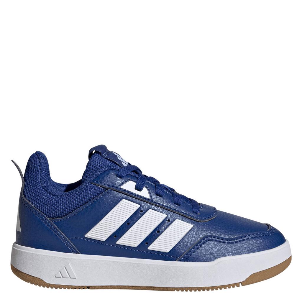 Kobaltblauw en witte jongens en meisjes adidas Sportswear Tensaur Sport imitatieleren leren sneakers 3.0 met veters