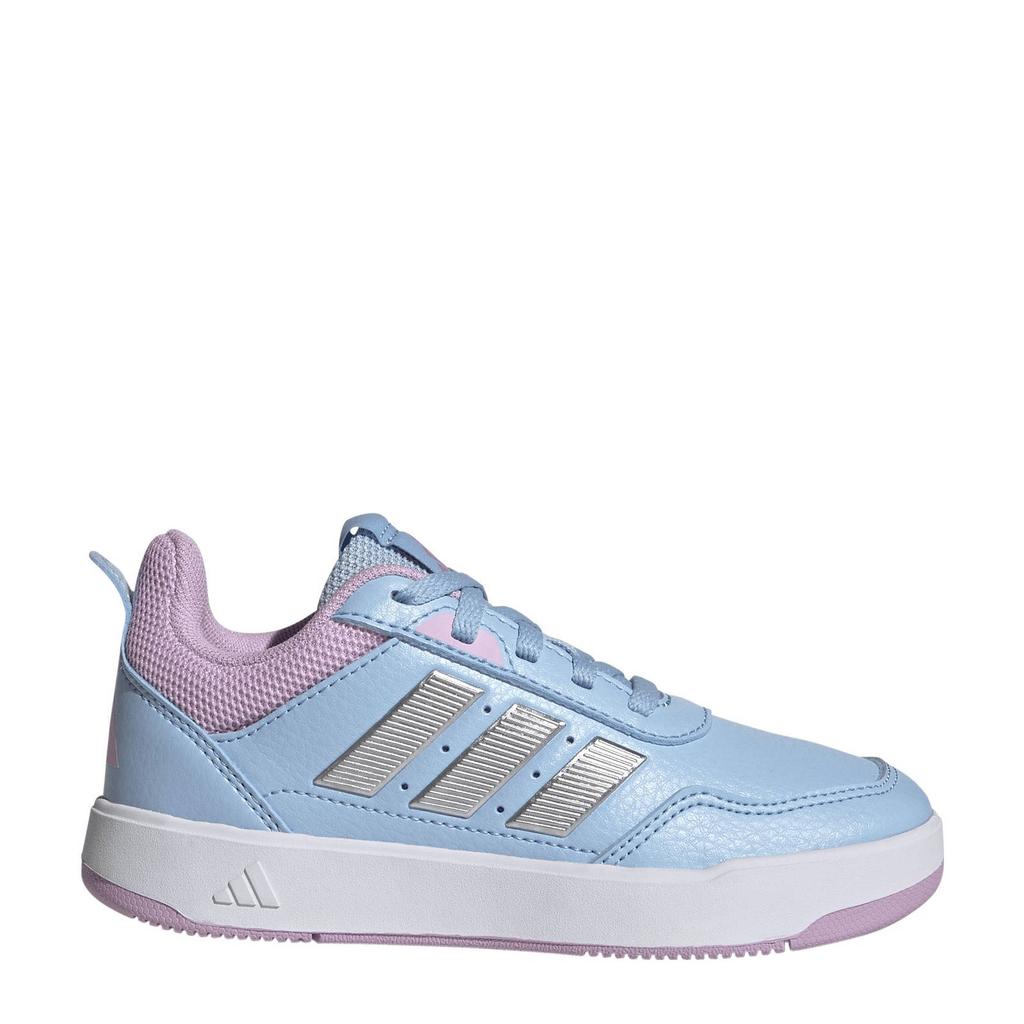 Lichtblauw en roze jongens en meisjes adidas Sportswear Tensaur Sport 3.0 sneakers van imitatieleer/voering: mesh/voetbed: eva met veters