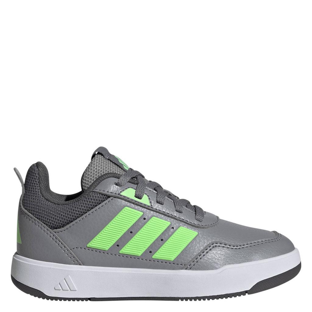 Grijs en groene jongens en meisjes adidas Sportswear Tensaur Sport 3.0 sneakers van imitatieleer/voering: mesh/voetbed: eva met veters