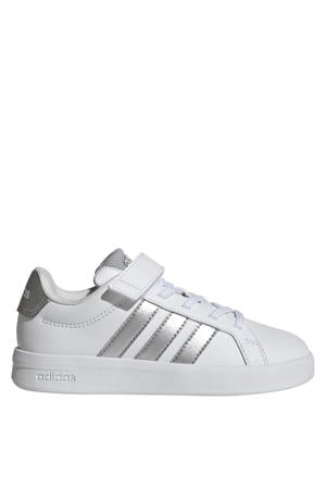 Grand Court 3.0 sneakers wit/zilver metallic