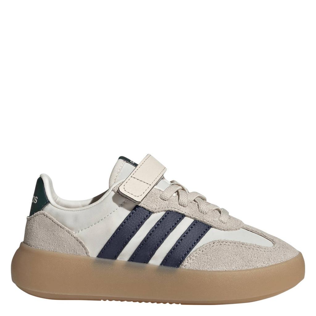 Ecru en donkerblauwe jongens en meisjes adidas Sportswear Barreda Decode sneakers van mesh-leer/voering: mesh/voetbed: eva met elastische veter- met klittenbandsluiting