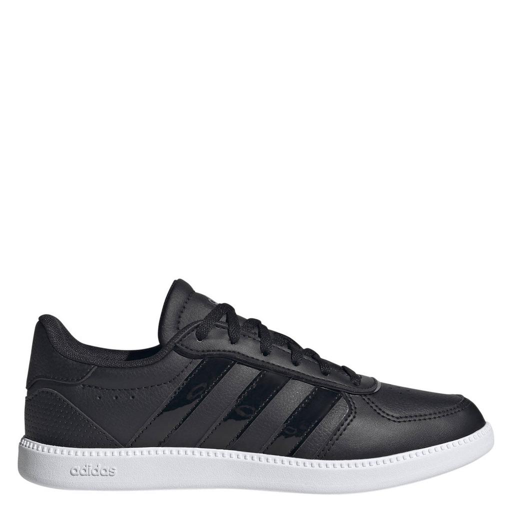 Zwarte jongens en meisjes adidas Sportswear Breaknet Sleek sneakers van imitatieleer/voering: mesh/voetbed: eva met veters
