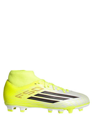 F50 Club Mid FG/MG junior voetbalschoenen geel/zwart