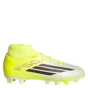 F50 Club Mid FG/MG junior voetbalschoenen geel/zwart