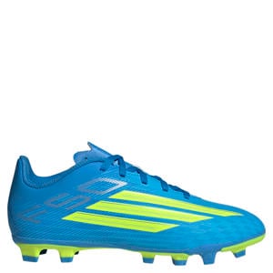 Junior voetbalschoenen blauw/geel