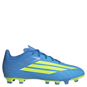 Junior voetbalschoenen blauw/geel