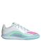 adidas Performance F50 Club IN junior voetbalschoenen wit/roze/lichtgroen