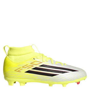 junior voetbalschoenen geel/zwart/rood