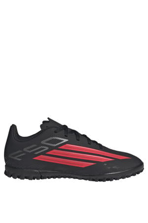 F50 Club TF junior voetbalschoenen zwart/rood