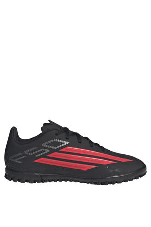 F50 Club TF junior voetbalschoenen zwart/rood