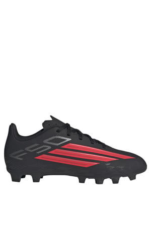 F50 Club FG/MG Junior voetbalschoenen zwart/rood