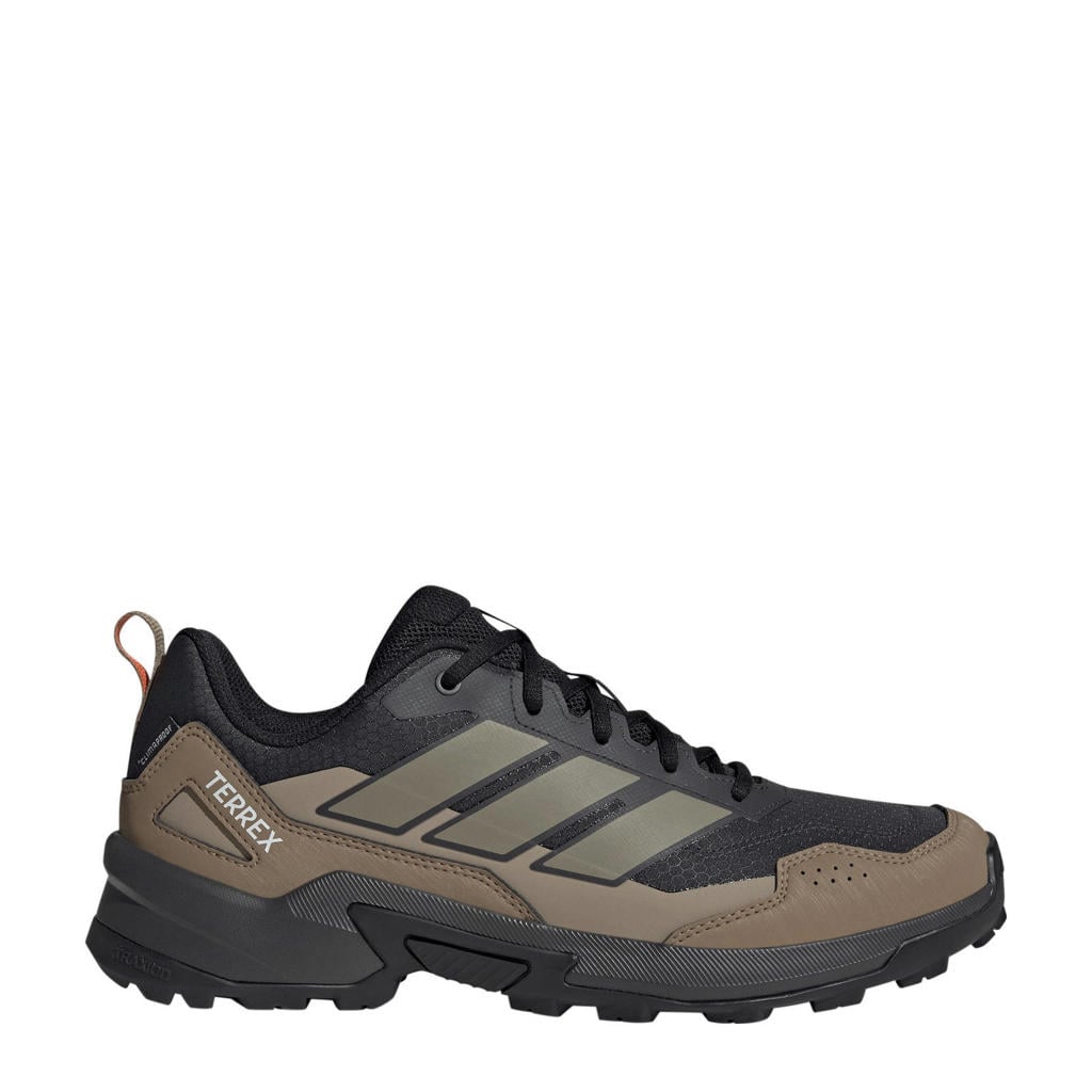 Antraciet en lichtbruine heren adidas Terrex Eastrail 3 wandelschoenen van mesh-pu/voering: mesh/voetbed: eva met veters