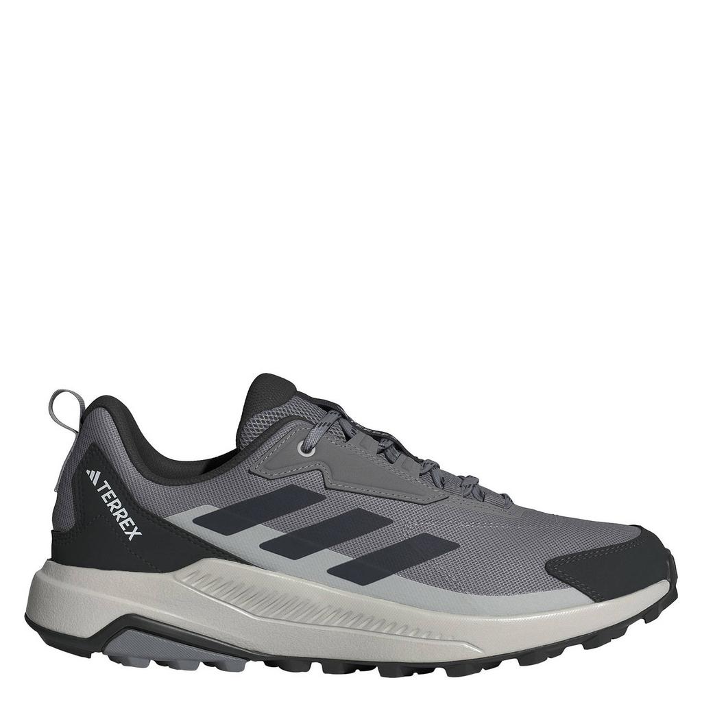 Grijs en lichtgrijze heren adidas Terrex Anylander wandelschoenen van mesh-pu/voering: mesh/voetbed: eva met veters