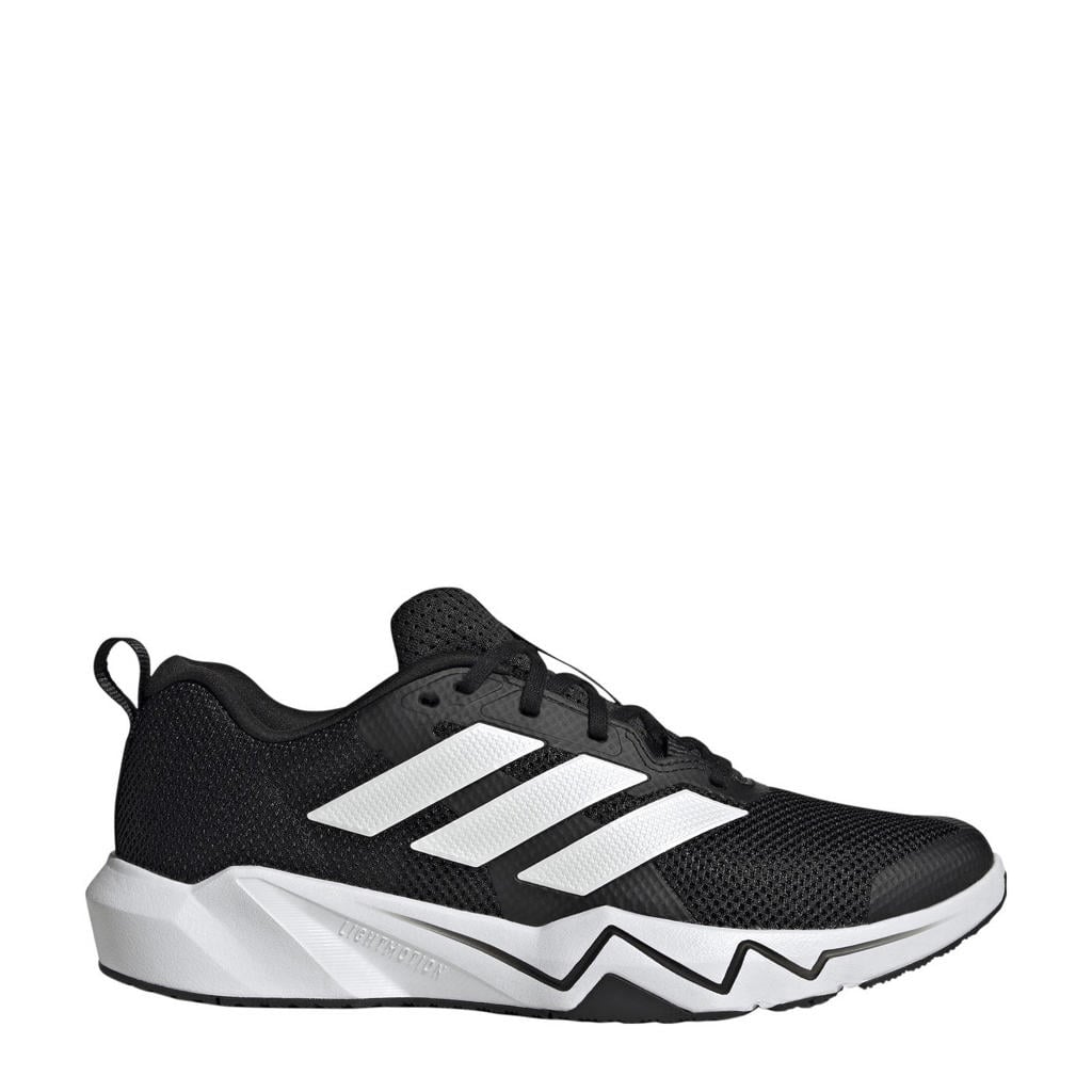 Zwart en witte heren adidas Performance Rapidmove trainer fitness schoenen van mesh/voering: mesh/voetbed: eva met veters