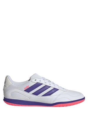 Super Sala III senior zaalvoetbalschoenen wit/paars