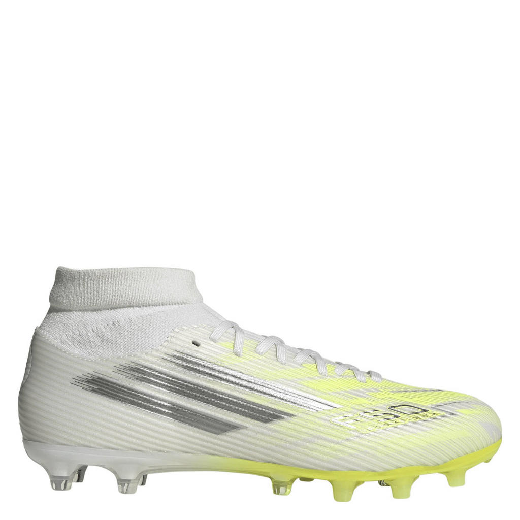 Wit en gele dames adidas Performance F50 Sparkfusion League FG AG dames voetbalschoenen