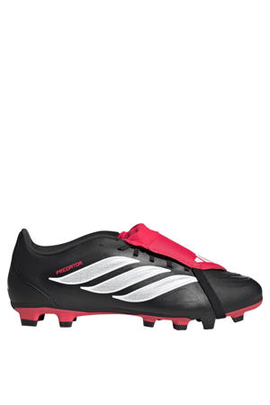 Predator Club FF FG/MG senior voetbalschoenen zwart/wit