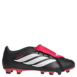 Predator Club FF FG/MG senior voetbalschoenen zwart/wit
