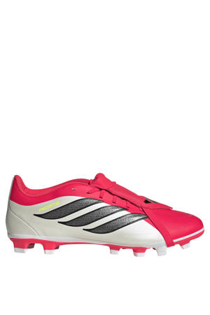 Predator senior voetbalschoenen rood/zwart