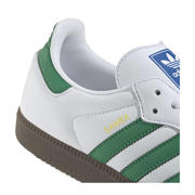 thumbnail: adidas Originals Samba OG leren sneakers wit/groen