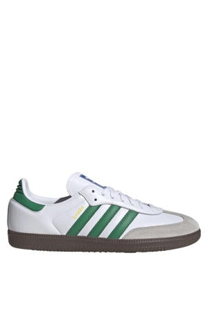 Samba OG leren sneakers wit/groen