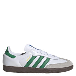 Samba OG leren sneakers wit/groen