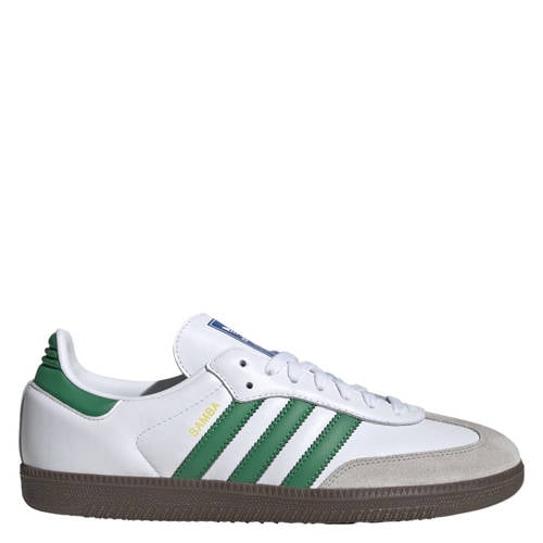 adidas Originals Samba OG sneakers wit/groen afbeelding