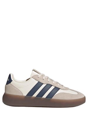 Barreda Decode Lux leren sneakers ecru/blauw/zand