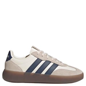 Barreda Decode Lux leren sneakers ecru/blauw/zand