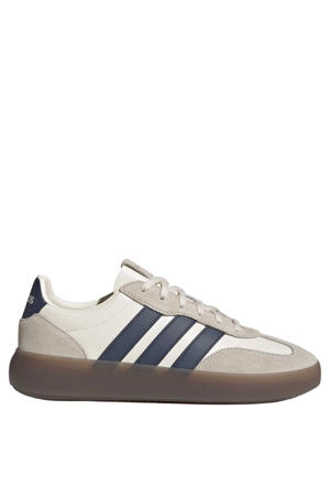 Barreda Decode Lux leren sneakers ecru/blauw/zand