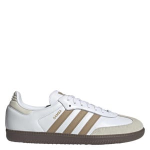 Samba OG leren sneakers wit/lichtbruin