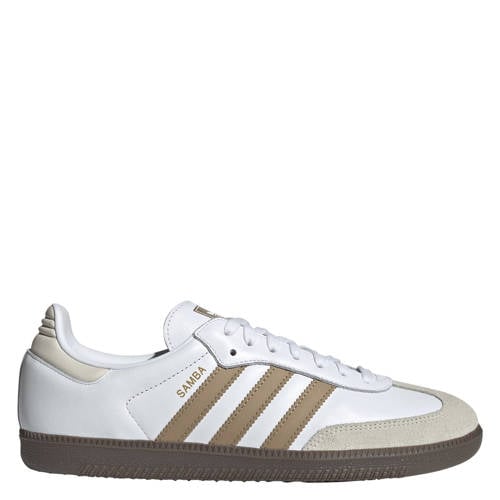 adidas Originals Samba sneakers wit/lichtbruin afbeelding