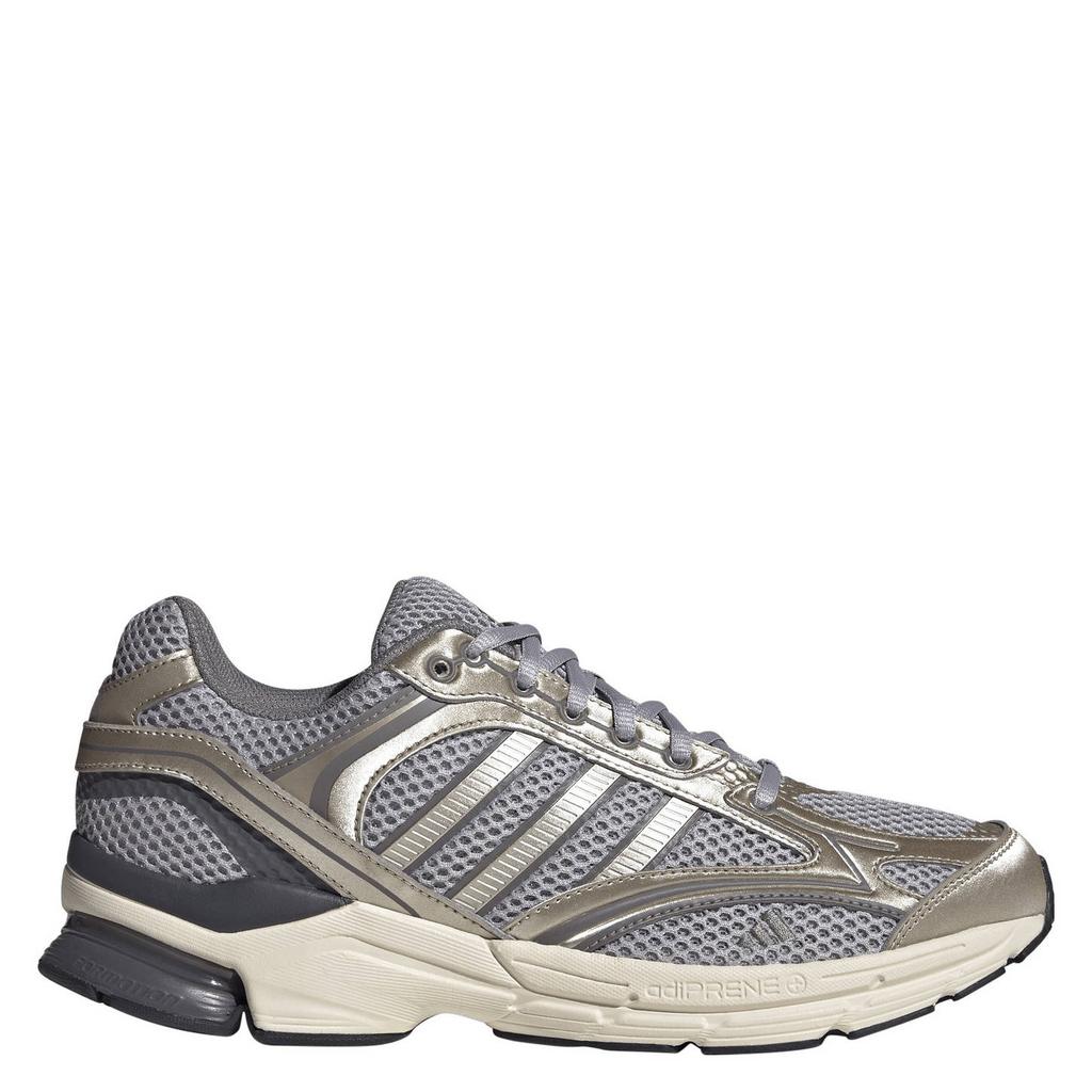 Grijs en zilverkleurige unisex adidas Sportswear Spiritain 2000 sneakers grijs van mesh-pu/voering: mesh/voetbed: eva met veters