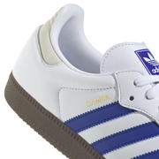 thumbnail: adidas Originals Samba OG leren sneakers wit/blauw