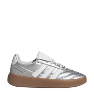 Barreda Mundial leren sneakers zilver/wit