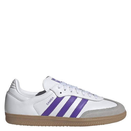 adidas Originals Samba OG sneakers wit/paars afbeelding