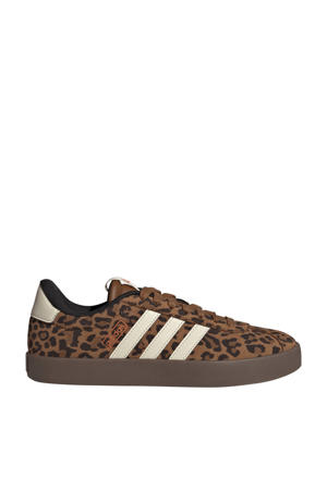 VL Court 3.0 suede sneakers bruin dierenprint/wit