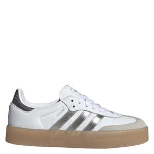 Sambae sneakers wit/zilvergrijs