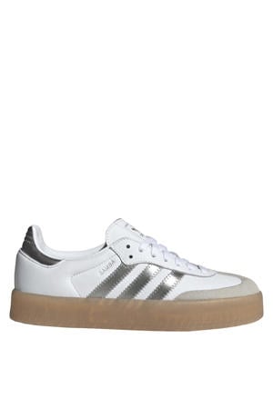 Sambae sneakers wit/zilvergrijs