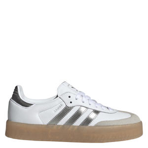 Sambae sneakers wit/zilvergrijs