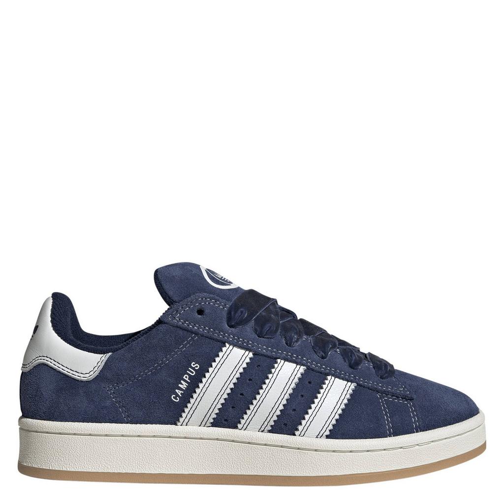 Blauw en witte dames adidas Originals Campus 00s sneakers van leer/voering: mesh/voetbed: eva met veters