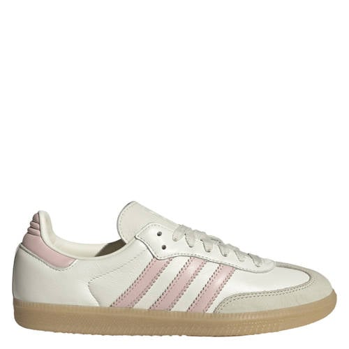 adidas Originals Samba OG sneakers wit/lichtroze afbeelding