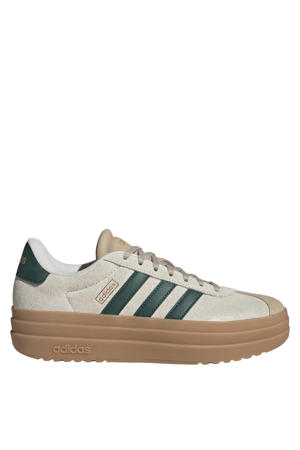 VL Court Bold sneakers beige/donkergroen