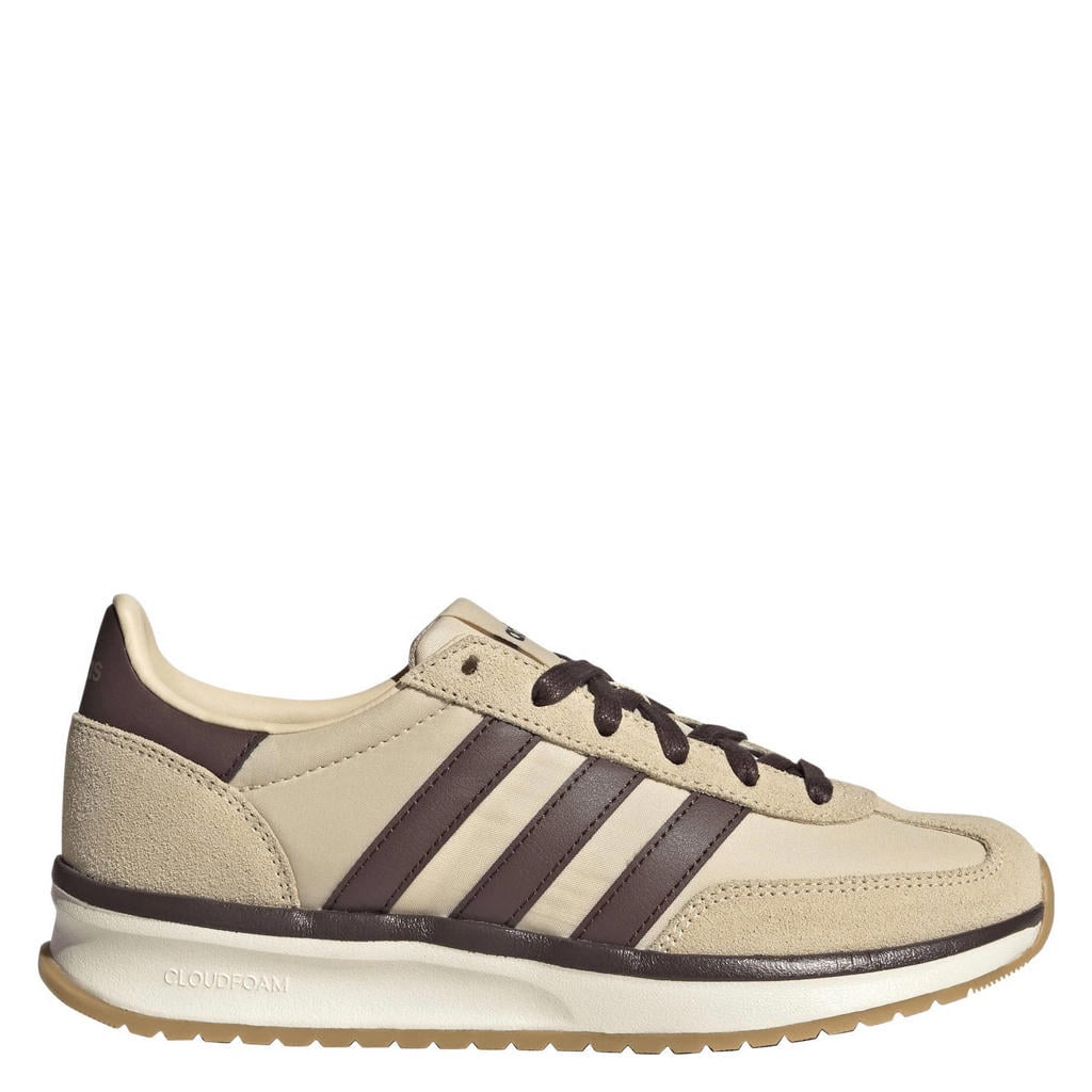 Zand en bruine dames adidas Sportswear Run 70s 2.0 sneakers van imitatieleer-suède/voering: mesh/voetbed: eva met veters