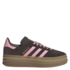 Gazelle Bold sneakers donkerbruin/roze