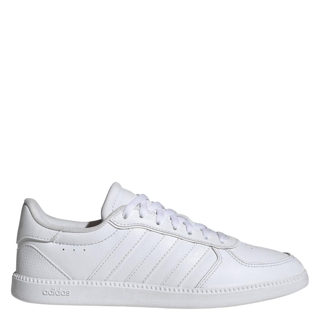 Witte dames adidas Sportswear Breaknet Sleek sneakers van imitatieleer/voering: mesh/voetbed: eva met veters